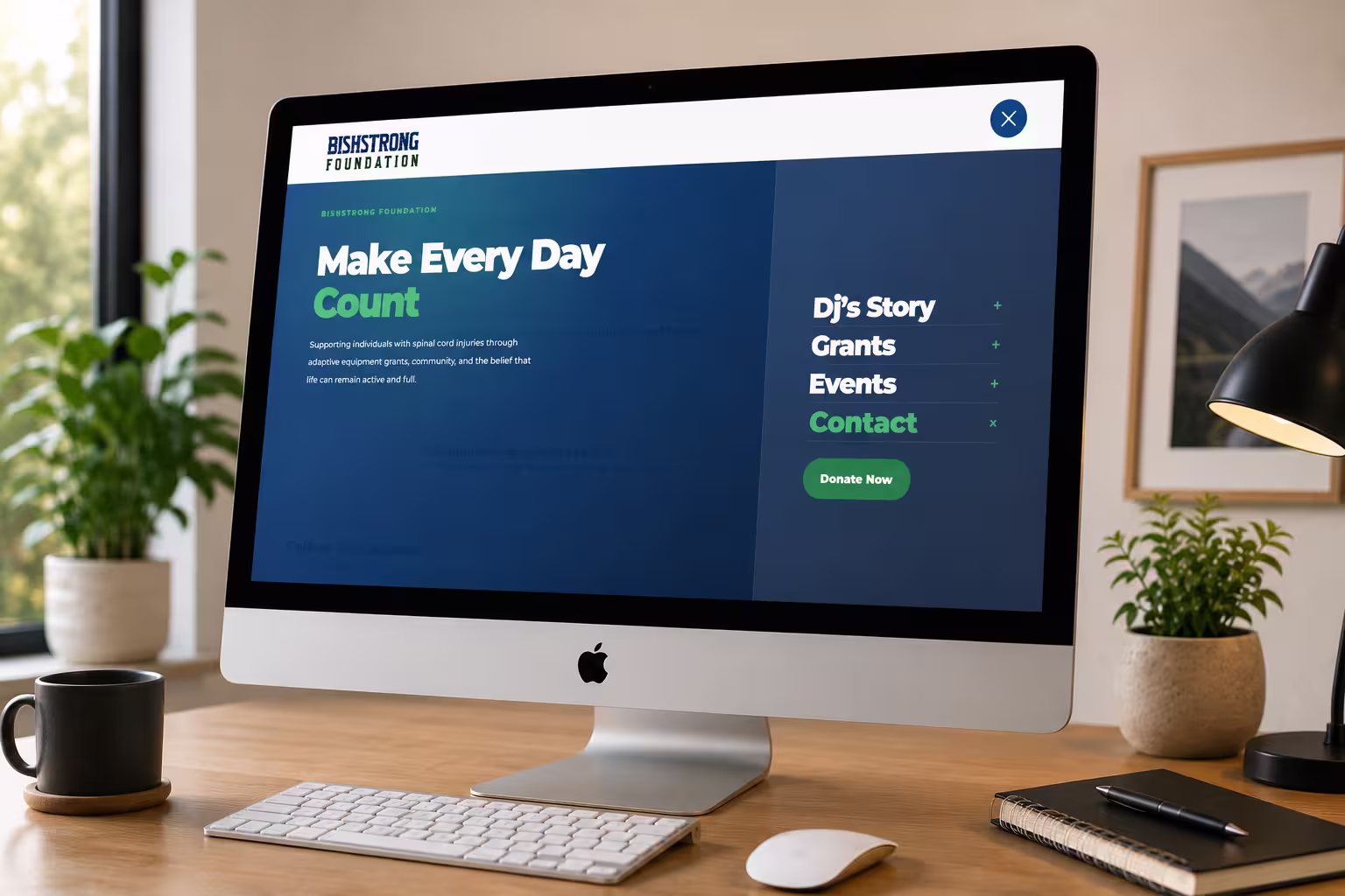 Building a Mission-Driven Digital Home for the Bishstrong Foundation.